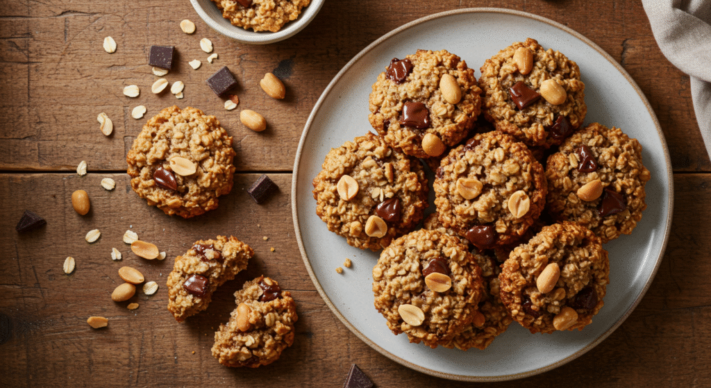 banana and oatmeal cookies